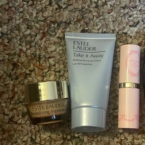 Estée Lauder Skincare and Lipstick Set